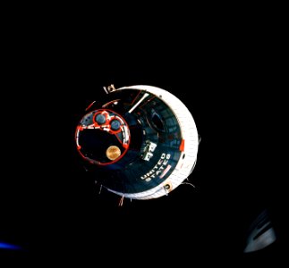 Gemini VI Mission Image - Rendezvous with Gemini VII.