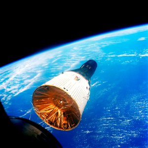 The Gemini-Titan 7 (GT-7) spacecraft.