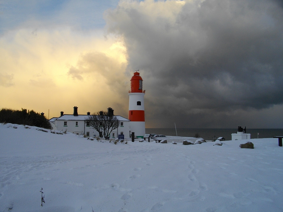 Scenic storm winter