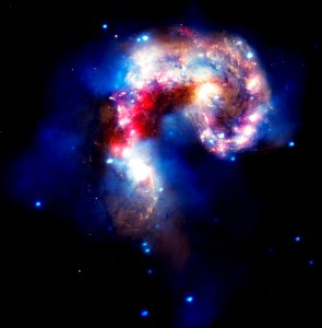 Image of a nebula taken using a NASA telescope - photo