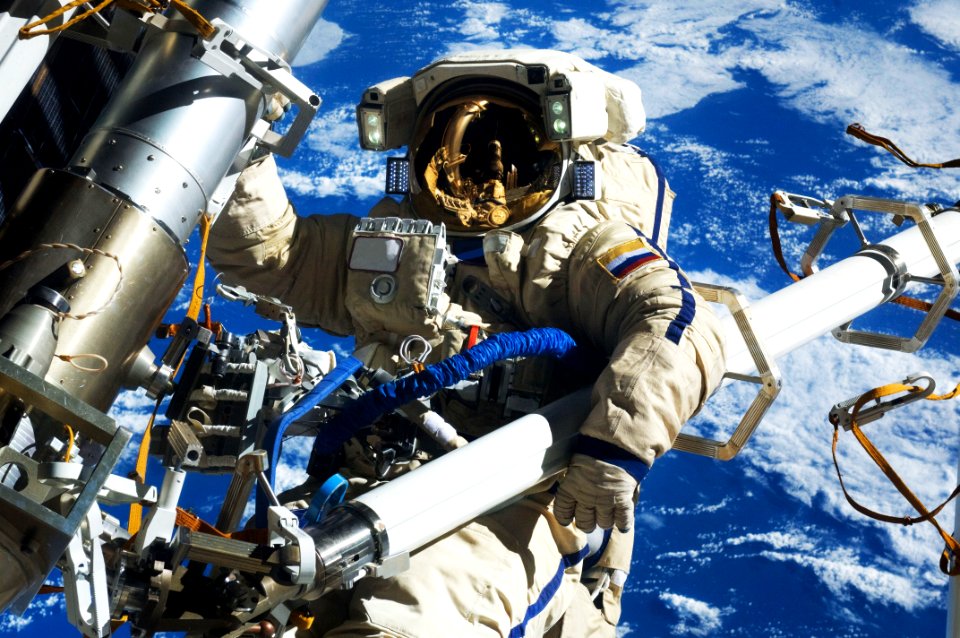 NASA astronauts in space - Feb 16th, 2012.