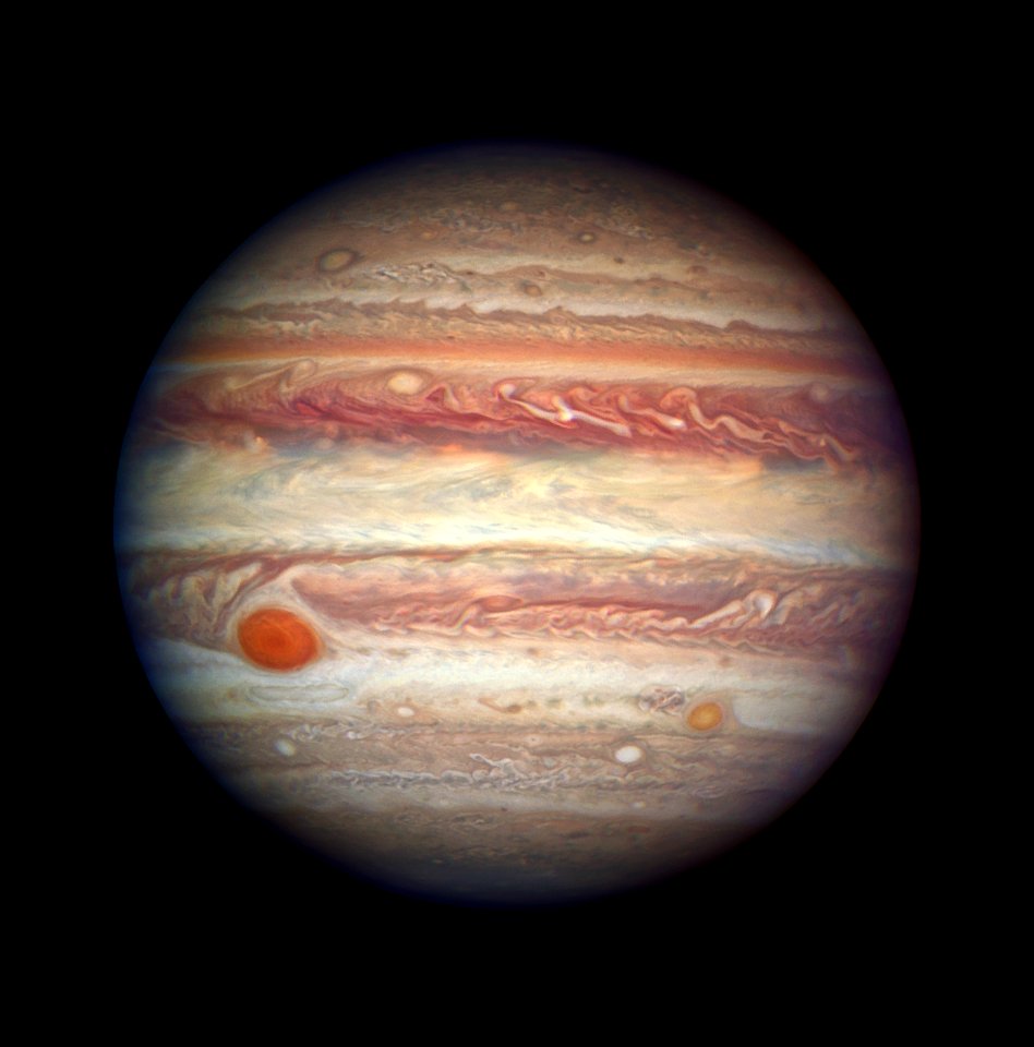NASA's Hubble Takes Close-up Portrait of Jupiter on April 3, 2017.