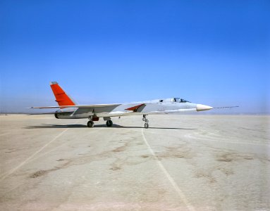 North American Aviation A-5A Vigilante arrived from the Naval Air Test Center to the NASA Flight Research Center. photo