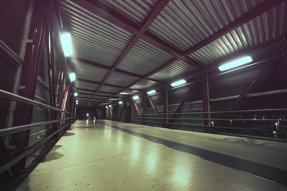 Bridge lights tunnel