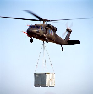 UH-60 (NASA-748) Sling Load Test for Dynamic Response. photo