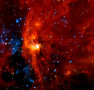 RCW 108 is a region where stars are actively forming within the Milky Way galaxy about 4,000 light years from Earth. photo
