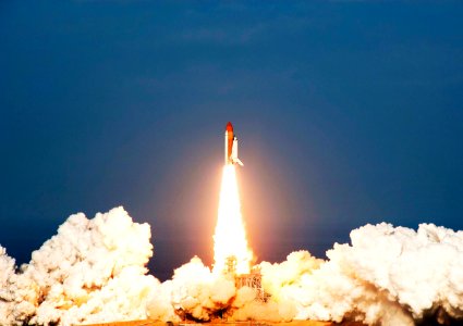 Discovery lifts off from Launch Pad 39A at NASA's Kennedy Space Center in Florida beginning its final flight, the STS-133 mission, to the International Space Station, Feb 24.