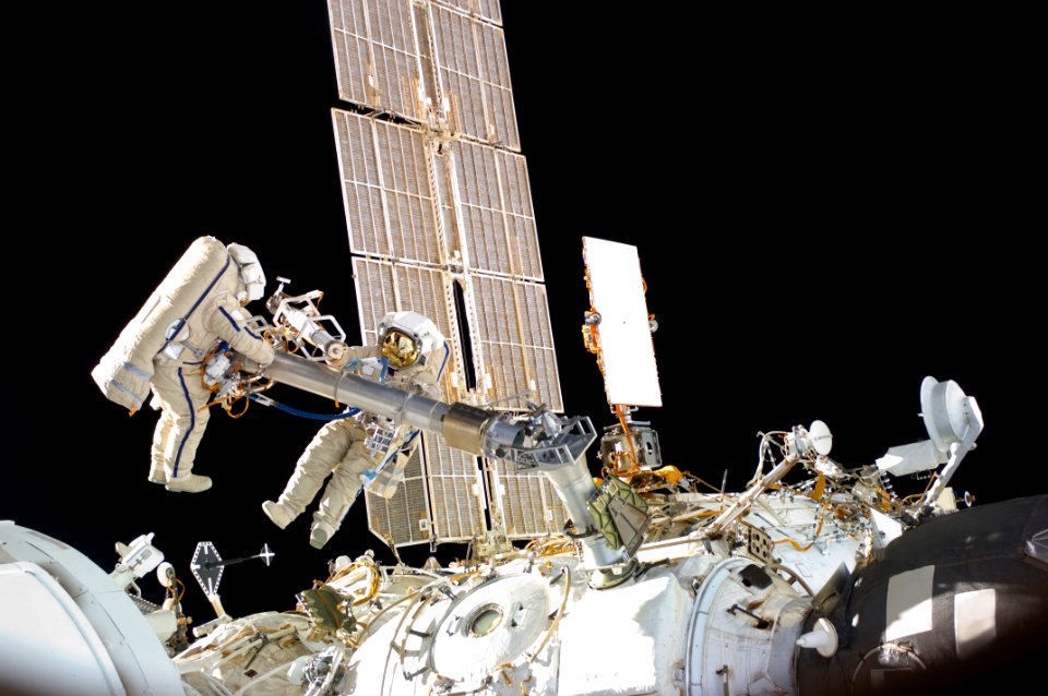 NASA astronauts in space - Feb 16th, 2012.