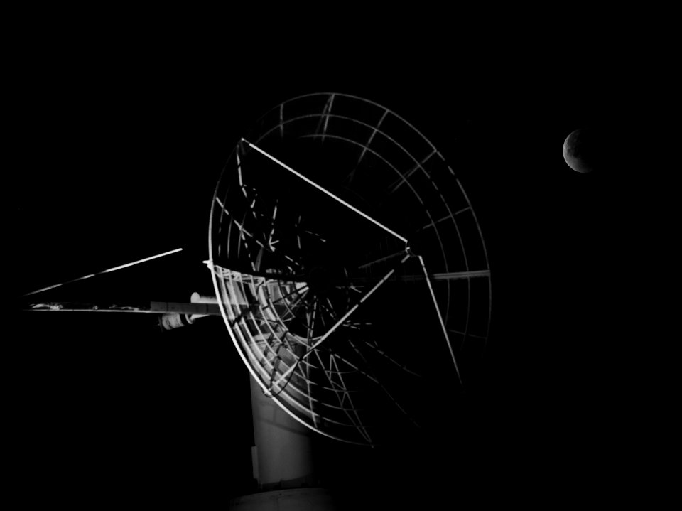 California’s NASA Armstrong Flight Research Center captures a supermoon, a blue moon and a lunar eclipse at the same time. photo