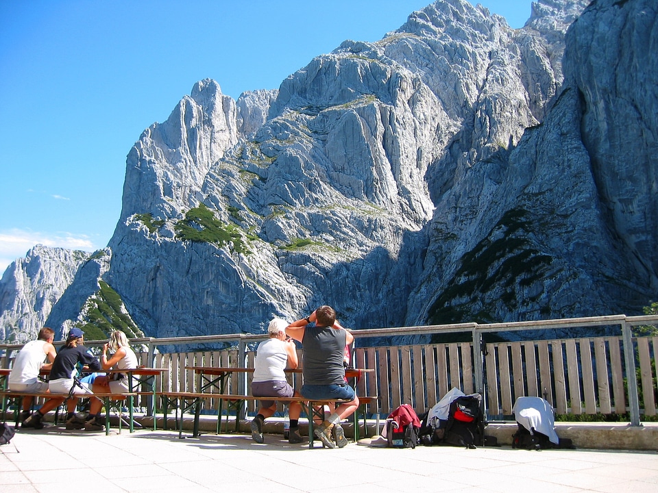 Stripsenjochhaus rock alpine