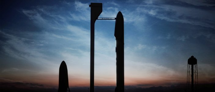 Artist Illustration of Interplanetary Transport System (2016).