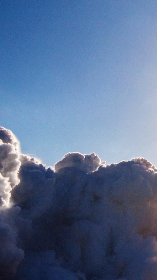 Blast burn cloud after launching a rocket.
