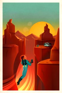 Space Travel Poster (2015).