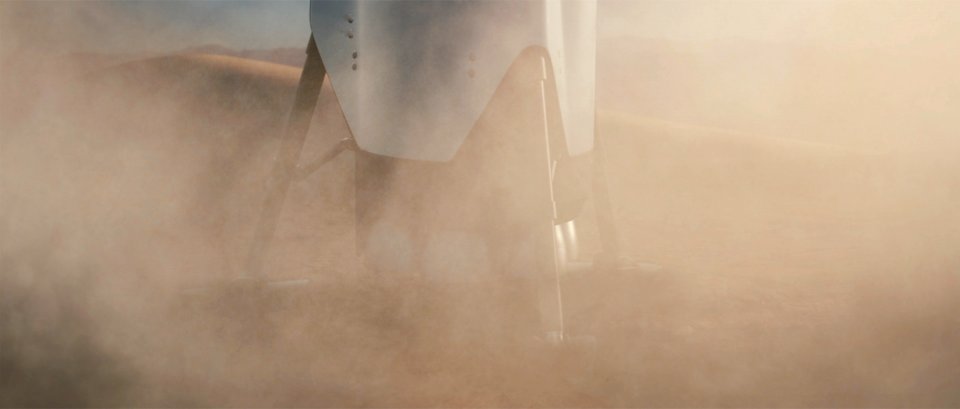 Artist Illustration of Interplanetary Transport System (2016).
