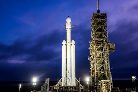 Falcon Heavy Demo Mission (2017). photo