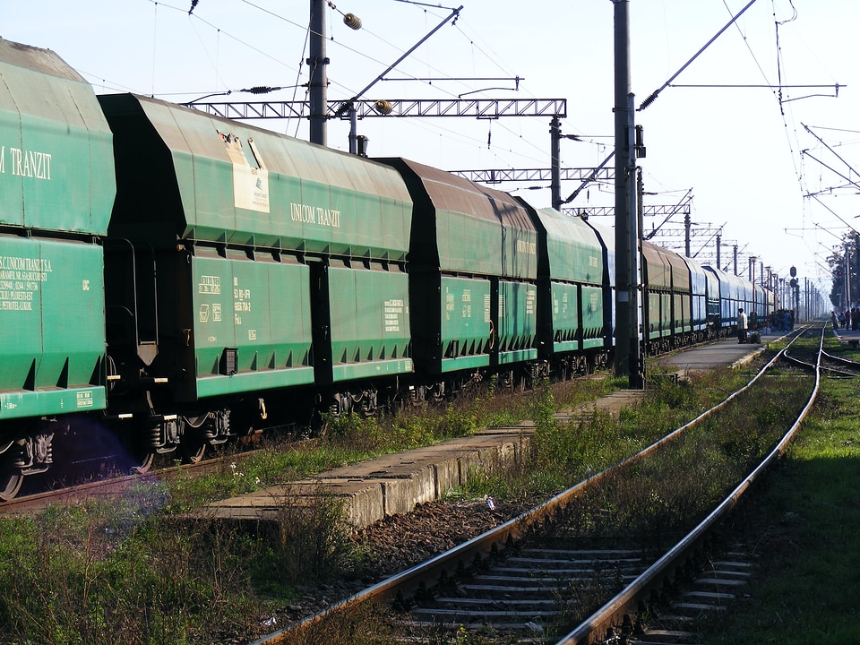 Freight depot railway