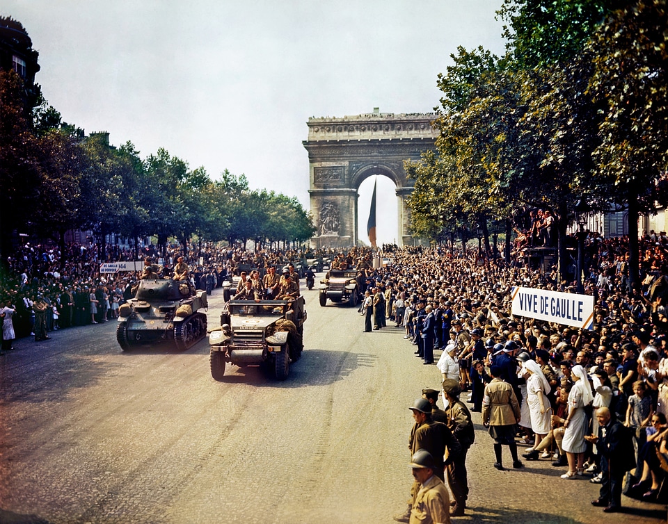 Allied parade military parade
