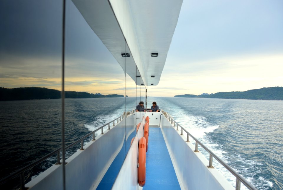 People On Sailboat Deck