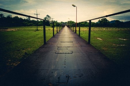 Bridge Over Green Field