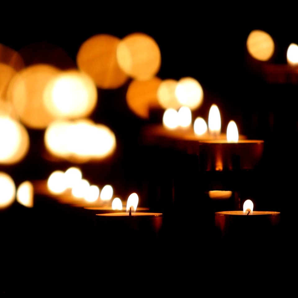 Tealight Candle Lit Up