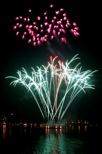 Fireworks Display During Nighttime photo