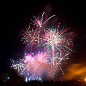 Fireworks In Sky