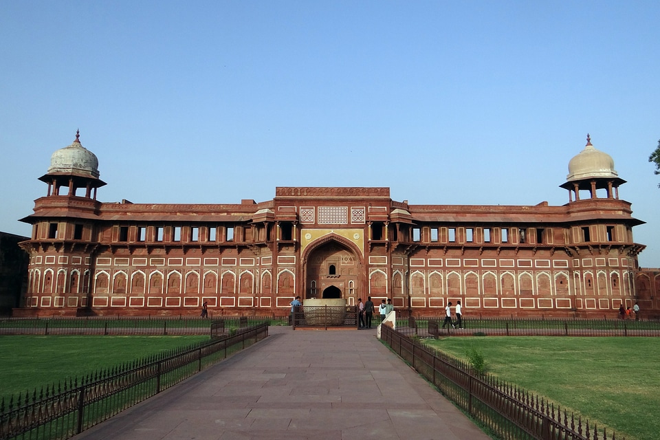 Architecture moghuls pink sandstone photo