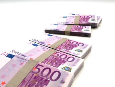 500 Euro Notes photo
