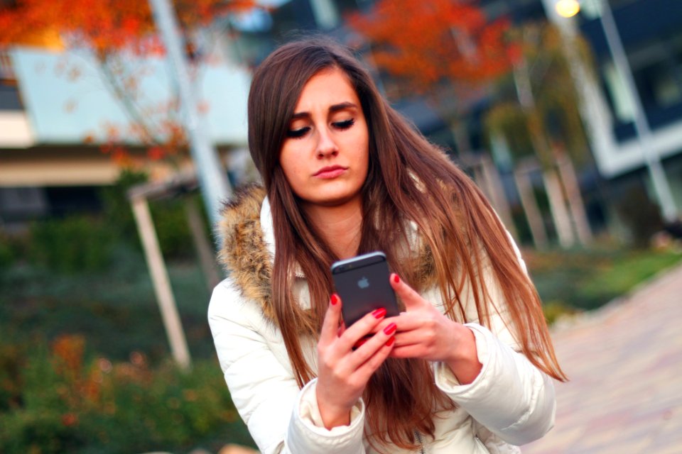 Woman With Smartphone
