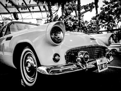 Gray Scale Photography Of Car photo