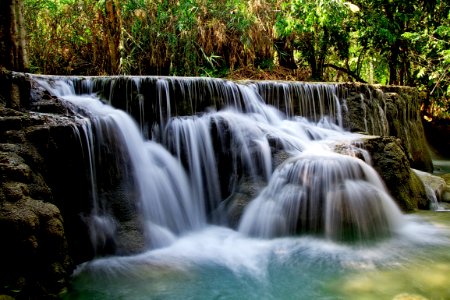 Waterfall In Forest photo