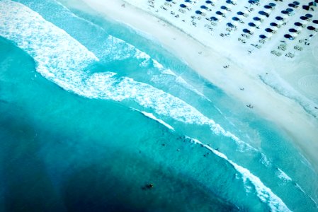 Seashore Aerial Photography During Daytime photo
