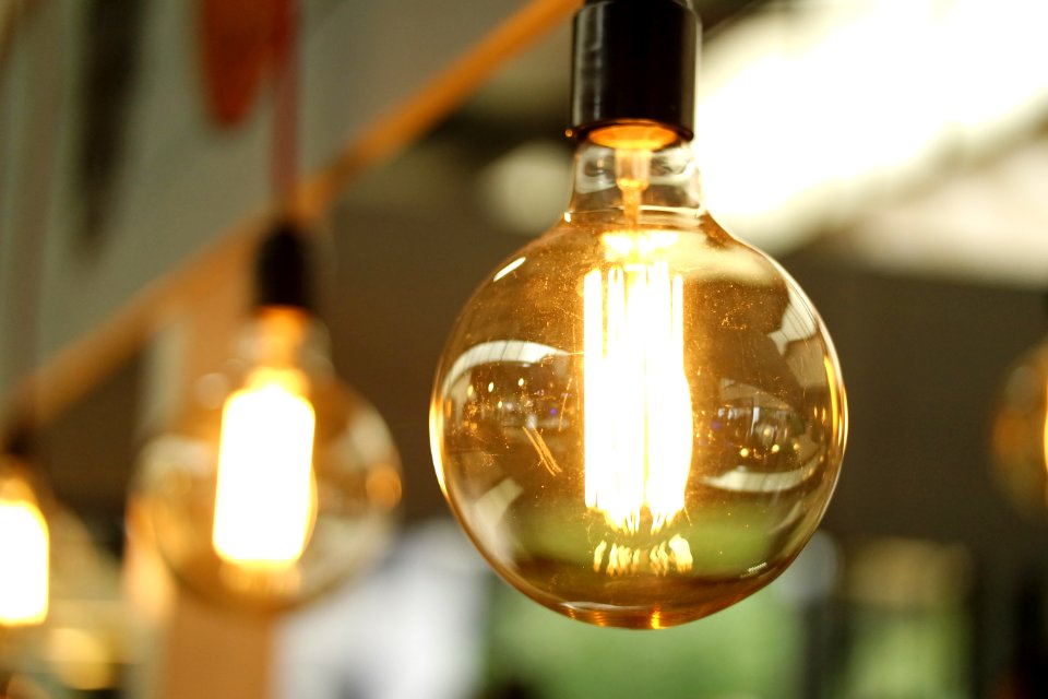 Close Up Of Clear Light Bulb