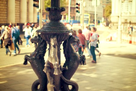 Seahorse Statue In City Square