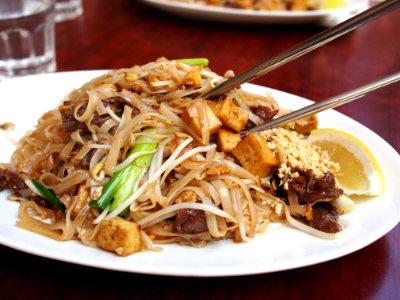 White Pasta Dish