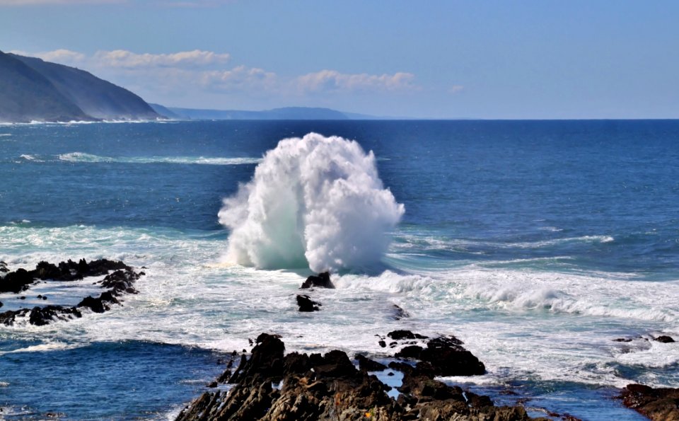 Waves On Rocky Shores