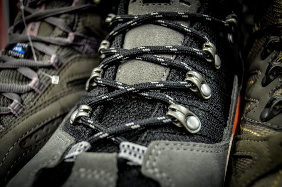 Gray And Black Sneakers