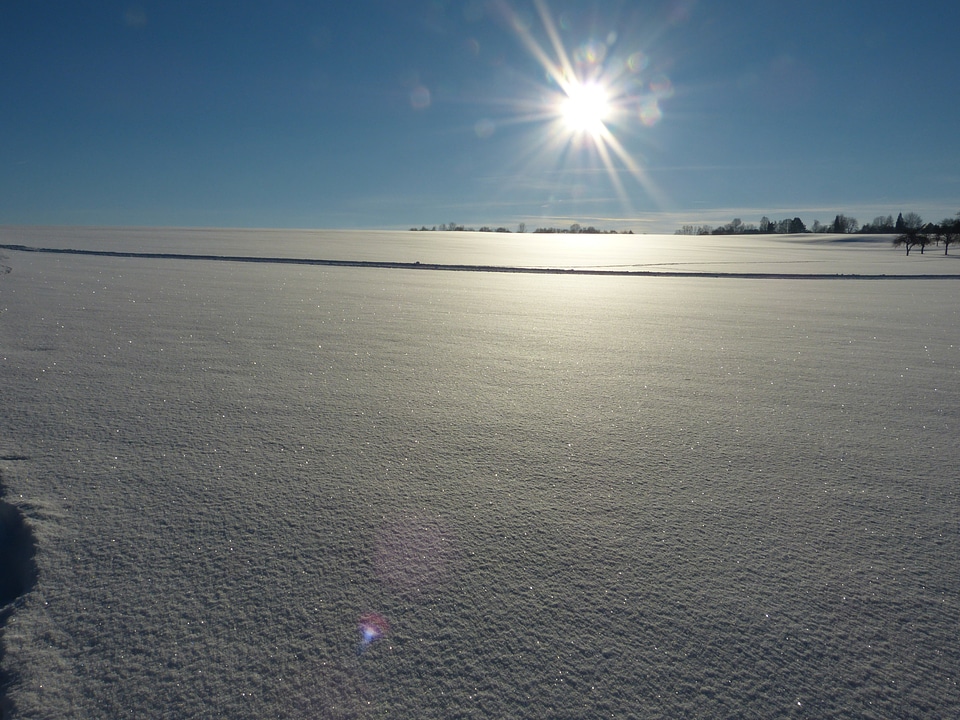 Landscape snowy wintry