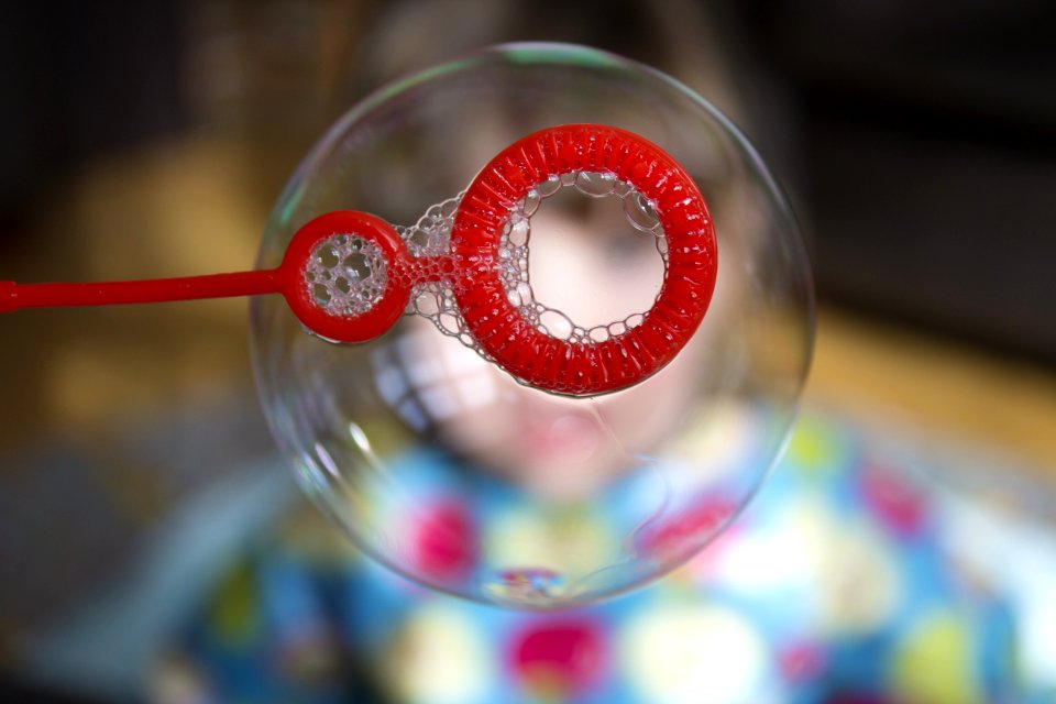 Close Up Of Soap Bubble