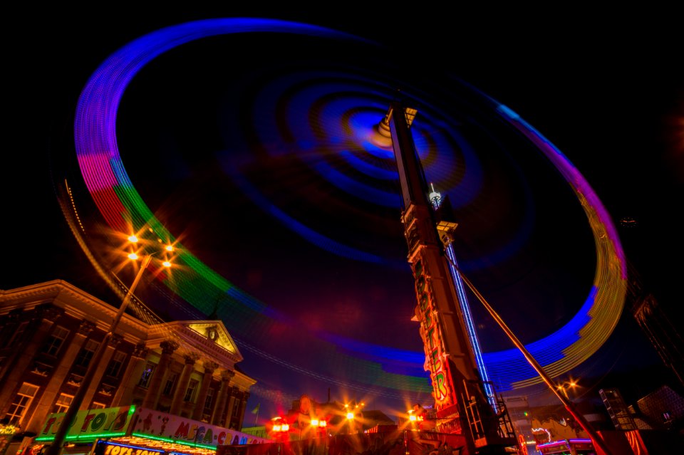High Rise Building With Lights