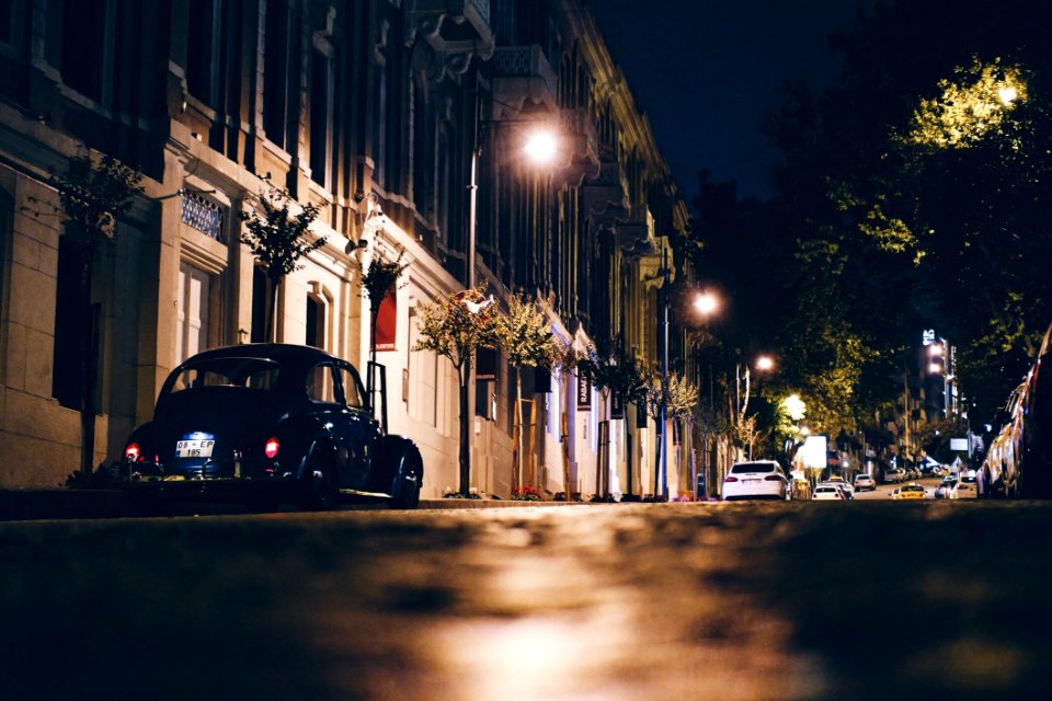Istanbul Street At Night