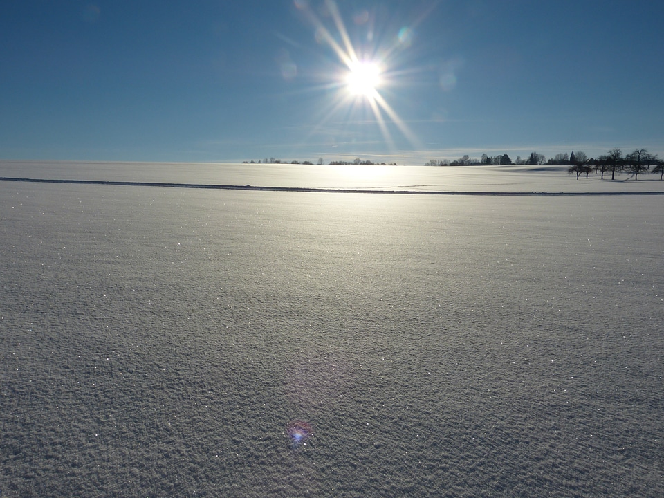 Landscape snowy wintry