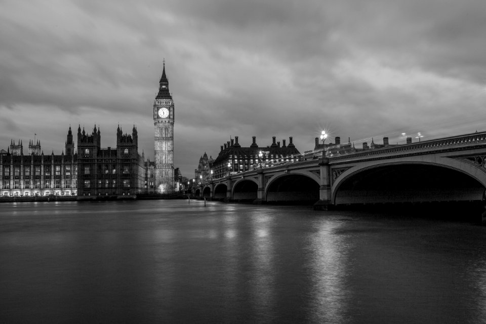 Westminster Bridge And Palace