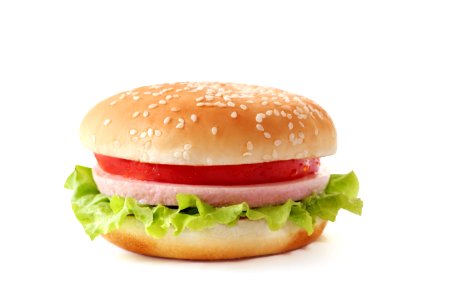 Burger In A Seeded Bun photo