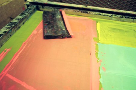 Table For Making Screen Prints photo
