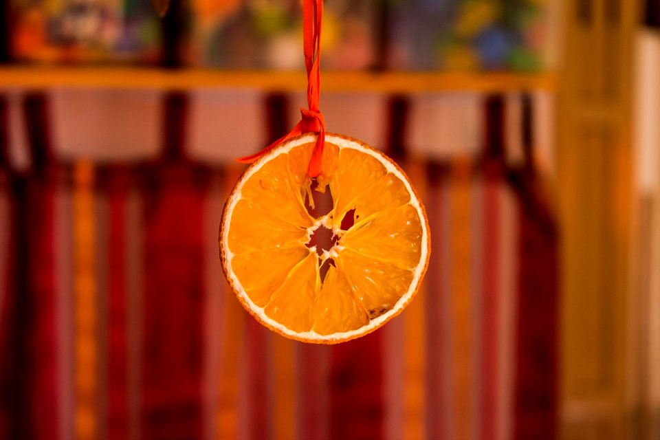 Orange Fruit Hanging