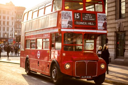 Famous London Red Bus