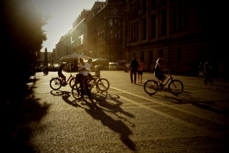 Bicycles On City Streets