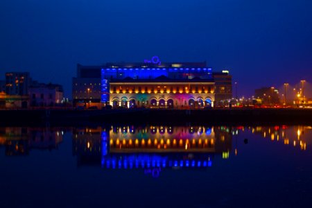 Dublin Waterfront At Night