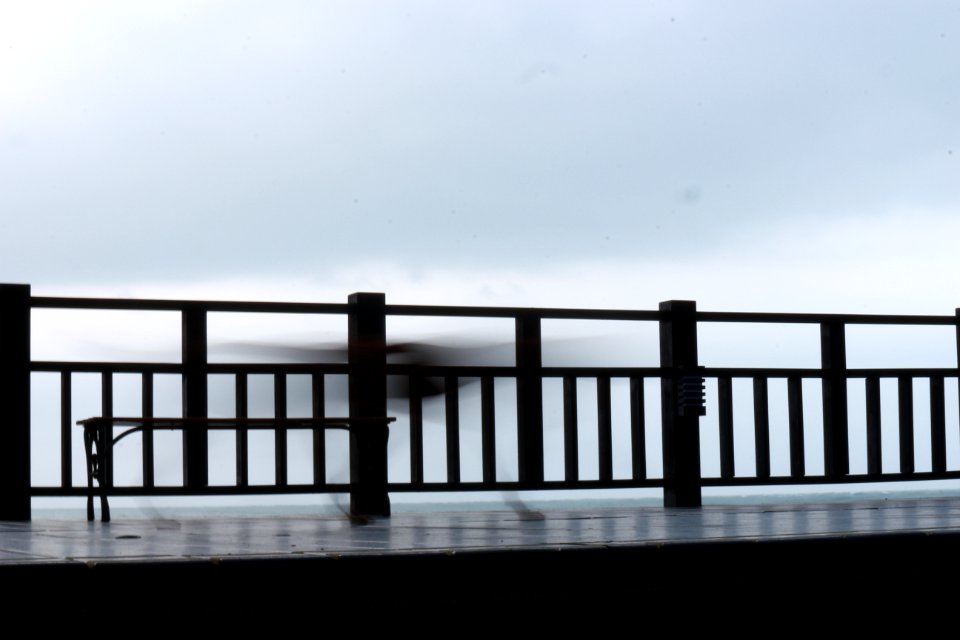 Wooden Boardwalk On Waterfront photo